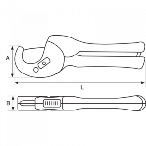 Труборез для пластиковых труб 311-32 чертеж